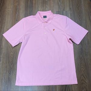 Greg Norman Pink Golf Polo Sz L